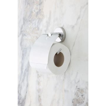 Krom Geniş Kapaklı Tuvalet Kağıtlığı