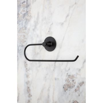Yuvarlak Yapışkanlı Siyah Kağıt Rulo Havluluk, Peçetelik, Yapışkanlı Tasarım, Banyo Peçetelik