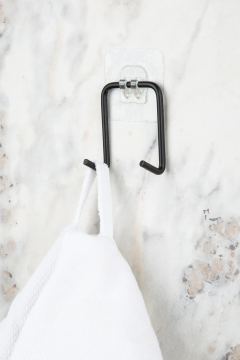 Yapışkanlı Çift Kancalı Banyo Mutfak Askısı Metal Askılık Duvar Askı Organizer