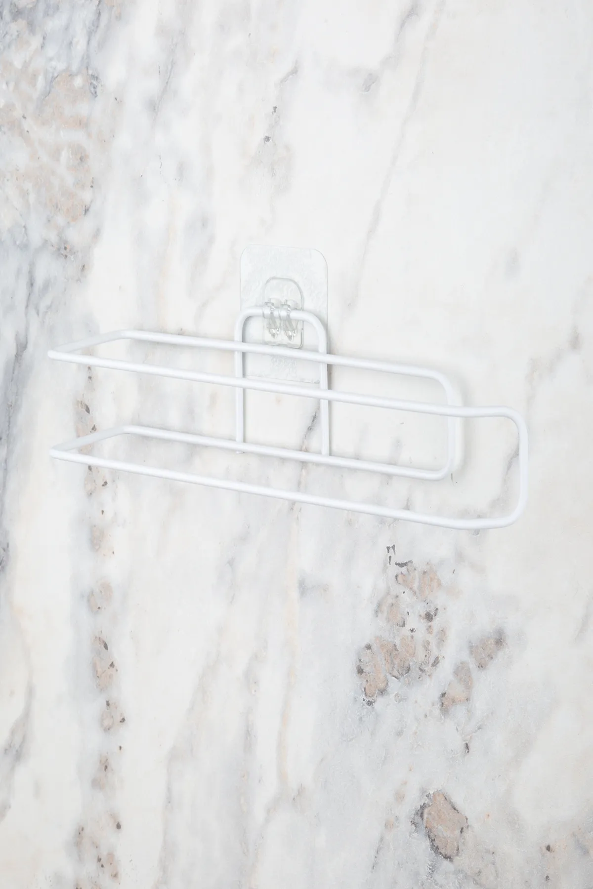 Sticker Yapışkanlı Beyaz Kağıt Rulo Havluluk, Peçetelik, Yapışkanlı Tasarım, Banyo Askısı